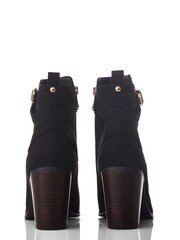 Moda in Pelle Marilena Block Heel Smart Ankle Boots With Double Cross Strap - Image 4 of 4