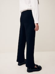 Black Pull-On Stretch Bootcut School Trousers 2 Pack (3-17yrs) - Image 3 of 8