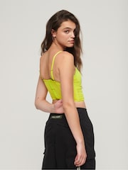 Superdry Yellow Satin Cami Midi Corset - Image 2 of 5