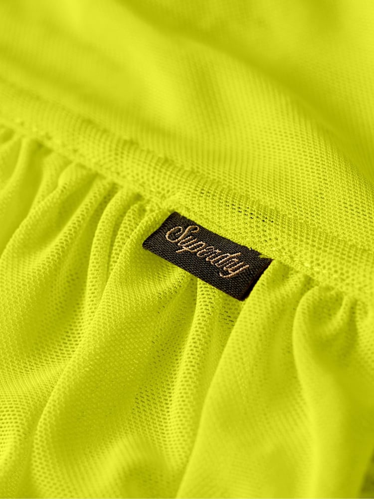 Superdry Yellow Satin Cami Midi Corset - Image 5 of 5