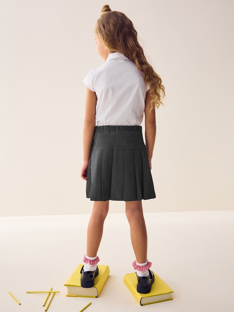 Grey Cycle Short and Pleated Skirt Set (3-17yrs) - Image 5 of 9