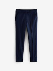 Navy Blue Plain Front School Trousers (3-18yrs) - Image 5 of 10