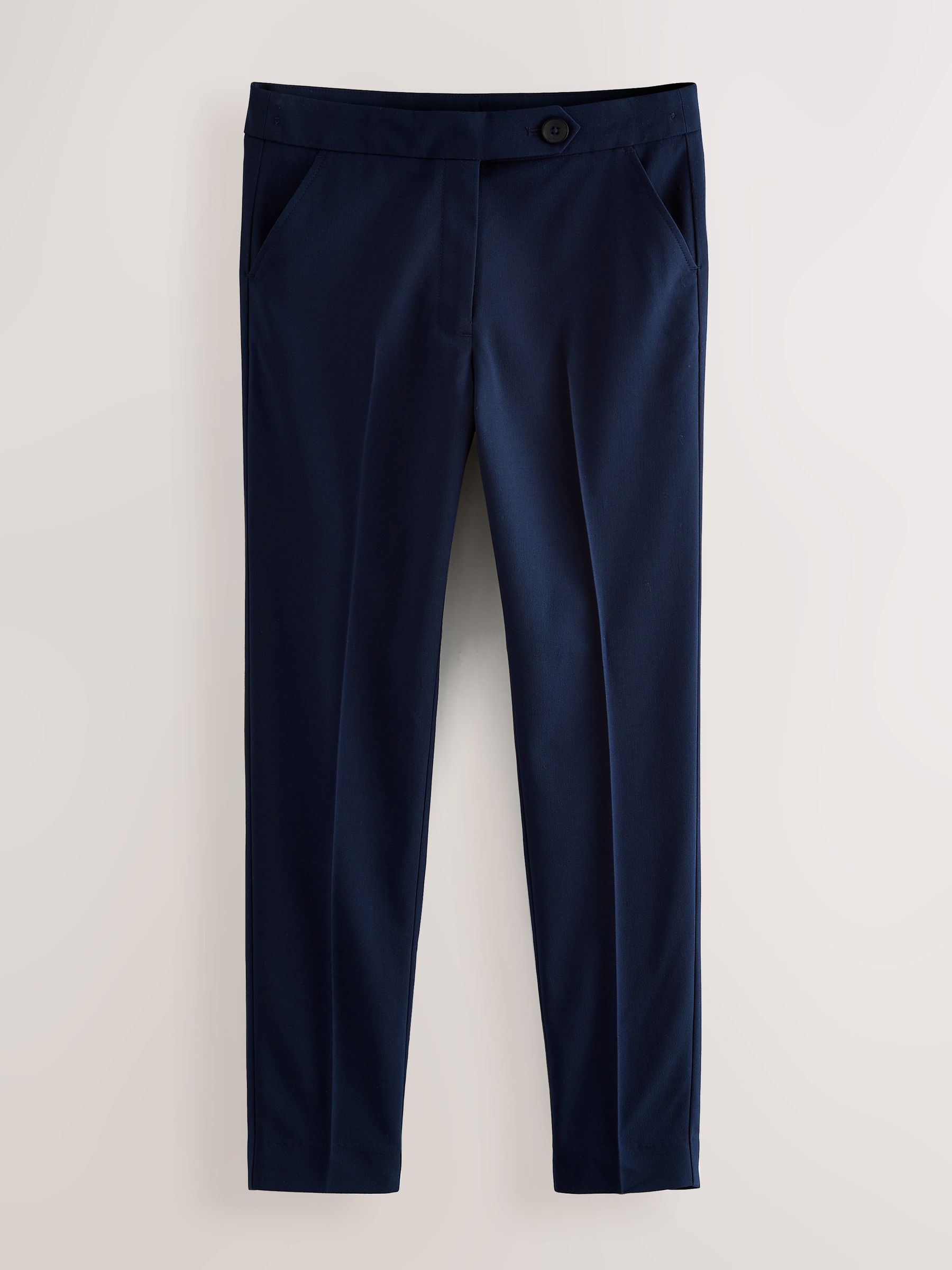 Buy Navy Blue Plain Front School Trousers (3-18yrs) from Next USA