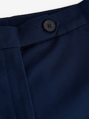 Navy Blue Plain Front School Trousers (3-18yrs) - Image 7 of 10