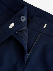 Navy Blue Plain Front School Trousers (3-18yrs) - Image 8 of 10