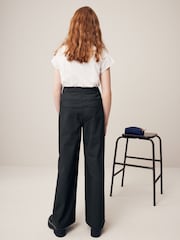 Black Senior Wide Leg Trousers (9-18yrs) - Image 3 of 7