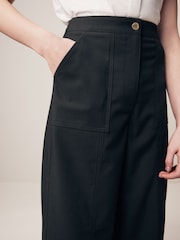 Black Senior Wide Leg Trousers (9-18yrs) - Image 4 of 7