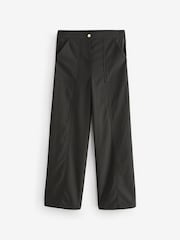 Black Senior Wide Leg Trousers (9-18yrs) - Image 5 of 7