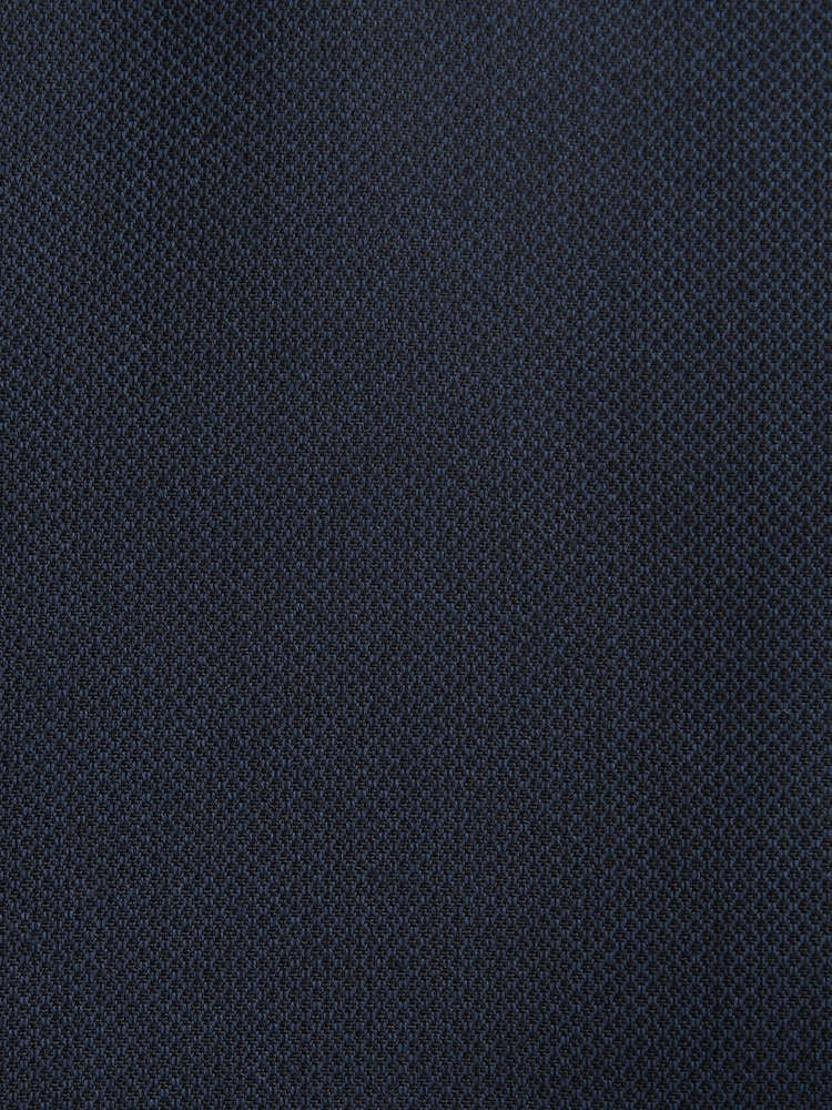 Navy Blue Textured Suit Waistcoat - Image 9 of 9
