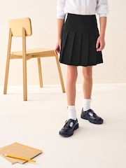 Black Cycle Short and Pleated Skirt Set (3-17yrs) - Image 2 of 10