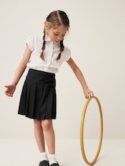 Black Cycle Short and Pleated Skirt Set (3-17yrs) - Image 3 of 10