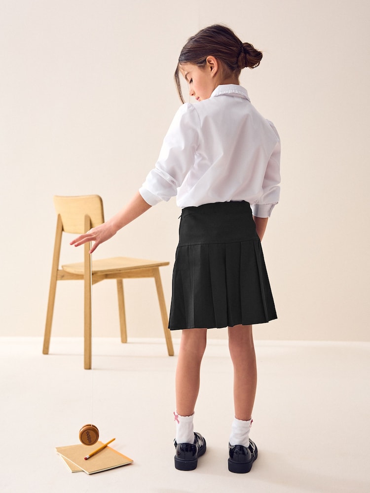 Black Cycle Short and Pleated Skirt Set (3-17yrs) - Image 5 of 11