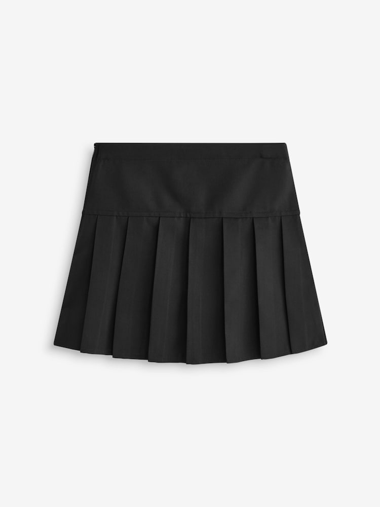 Black Cycle Short and Pleated Skirt Set (3-17yrs) - Image 8 of 11