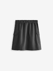 Grey Utility Pocket Pleated Skirt (3-16yrs) - Image 6 of 7