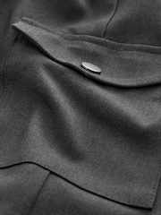Grey Utility Pocket Pleated Skirt (3-16yrs) - Image 7 of 7