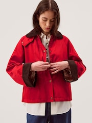 Monsoon Red Riley Barn Jacket - Image 1 of 5