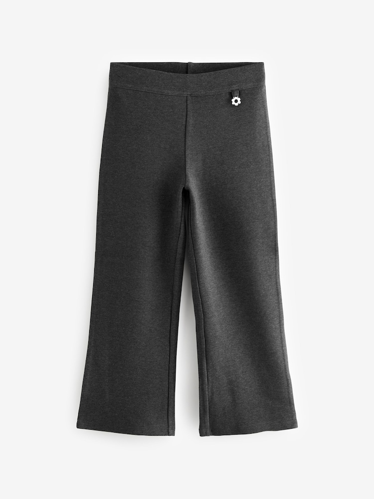 Charcoal Grey Pull-On Stretch Bootcut School Trousers 2 Pack (3-17yrs) - Image 6 of 10