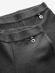 Charcoal Grey Pull-On Stretch Bootcut School Trousers 2 Pack (3-17yrs) - Image 8 of 10