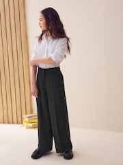 Black Senior Wide Leg Seam Trousers (9-18yrs) - Image 2 of 7