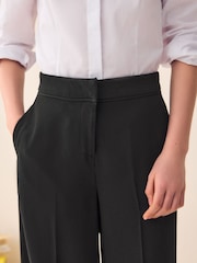 Black Senior Wide Leg Seam Trousers (9-18yrs) - Image 4 of 7