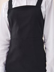Black Senior Stretch School Pinafore Dress (9-17yrs) - Image 4 of 6