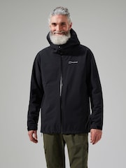 Berghaus Black Arnaby Mens Hooded Waterproof Jacket - Image 1 of 6