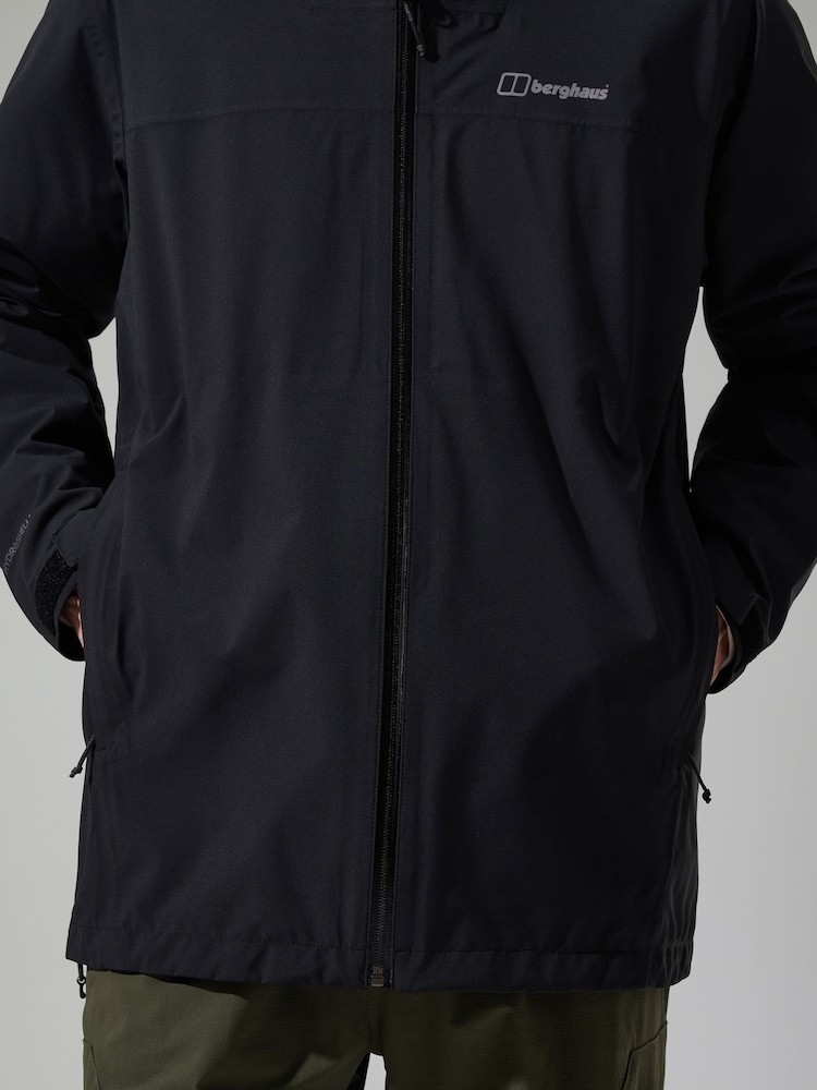 Berghaus Black Arnaby Mens Hooded Waterproof Jacket - Image 5 of 6