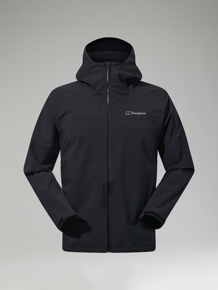 Berghaus Black Arnaby Mens Hooded Waterproof Jacket - Image 6 of 6
