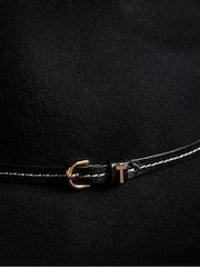 Ted Baker Black Abbiea Tan Buckle Felt Hat - Image 3 of 4