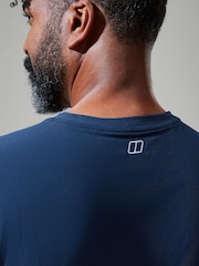 Синий - Berghaus 24/7 Short Sleeve Tech T-Shirt - Image 7 of 12