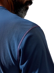 Синий - Berghaus 24/7 Short Sleeve Tech T-Shirt - Image 8 of 12