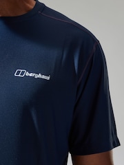 Синий - Berghaus 24/7 Short Sleeve Tech T-Shirt - Image 9 of 12