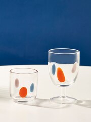 Set of 2 Multi Juno Wine Glasses - Image 3 of 5