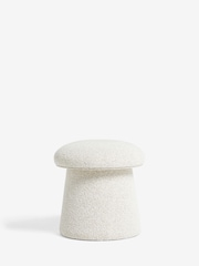 Casual Boucle Light Natural Toadstool Storage Stool - Image 4 of 8