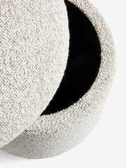 Casual Boucle Light Natural Toadstool Storage Stool - Image 6 of 8