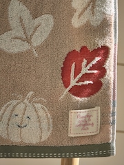 Multi Hand Autumn Leaf 100% Cotton Towels Set of 2 - Image 3 of 11