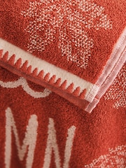 Multi Hand Autumn Leaf 100% Cotton Towels Set of 2 - Image 8 of 11