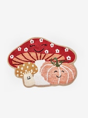 Multi Pumpkin and Autumn Friends 100% Cotton Bath Mat - Image 7 of 7