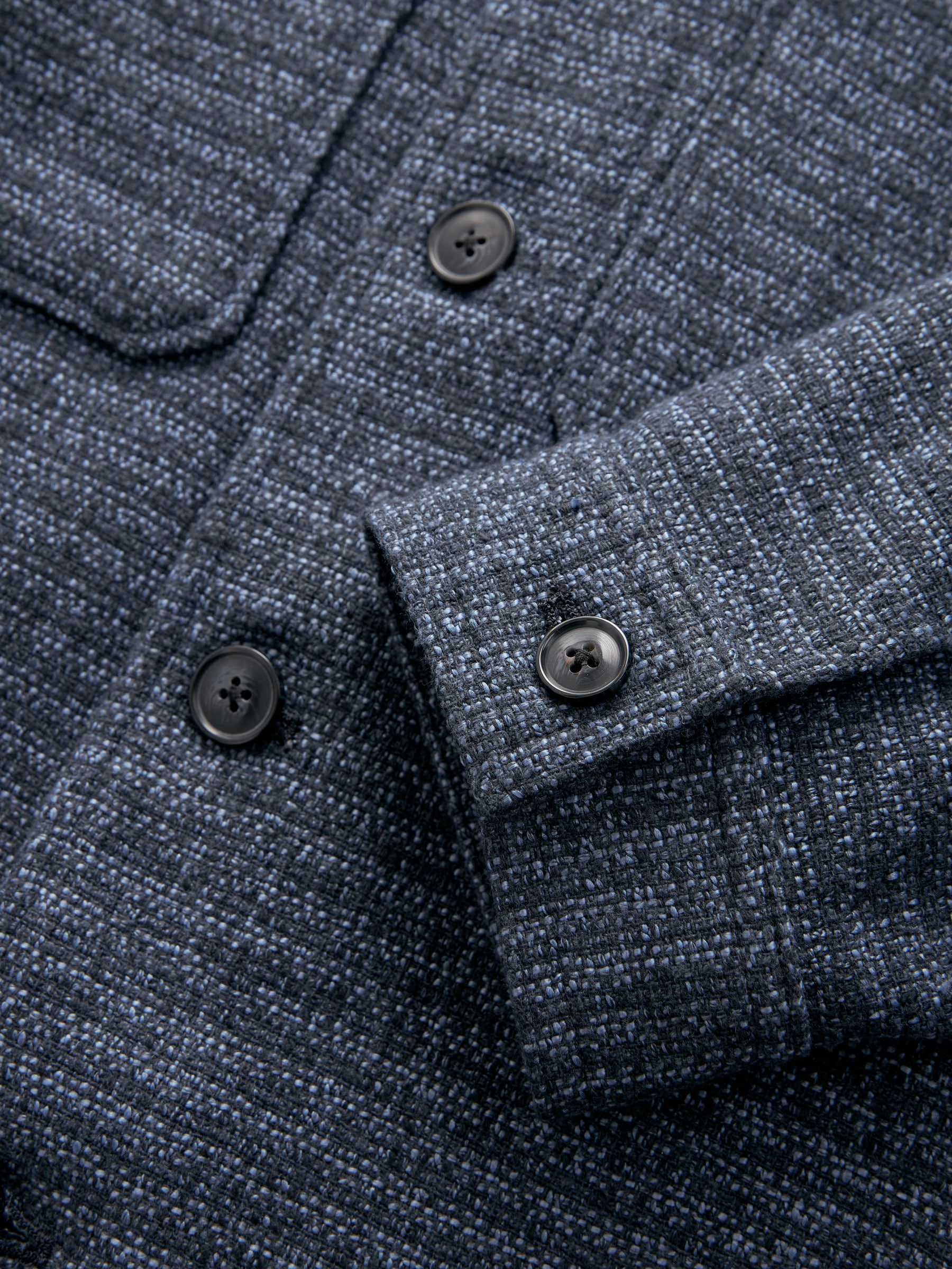 Buy Navy EDIT Textured Bouclé Jacket from Next Luxembourg