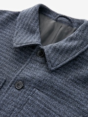 Navy EDIT Textured Bouclé Jacket - Image 9 of 11