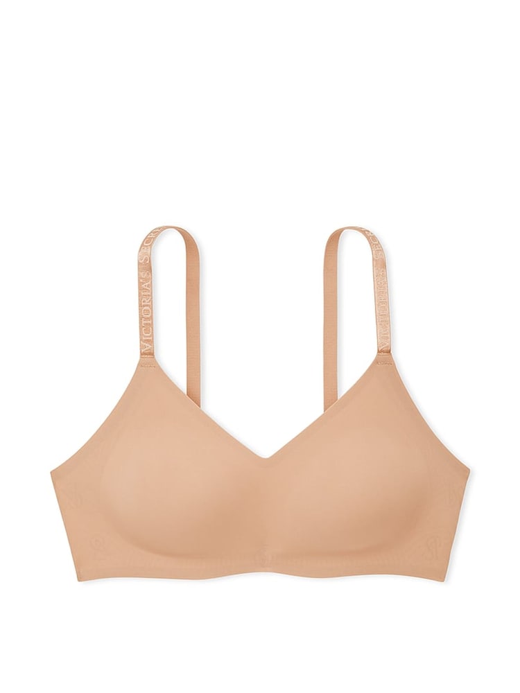 Victoria's Secret Nude Silicone Lightly Lined Lounge Bralette - Image 3 of 3