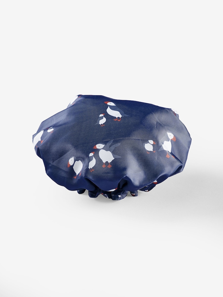 Blue Puffin Shower Cap - Image 2 of 2