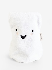 White Halloween Ghost Mitt 100% Cotton Wash Towel - Image 3 of 3