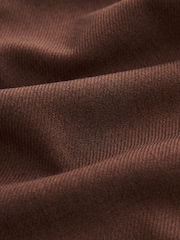 Rust Brown Elasticated Waist EDIT Relaxed Twill Trousers - Image 9 of 9