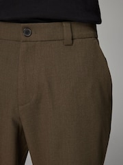 Green Elasticated Waist EDIT Relaxed Twill Trousers - Image 5 of 9