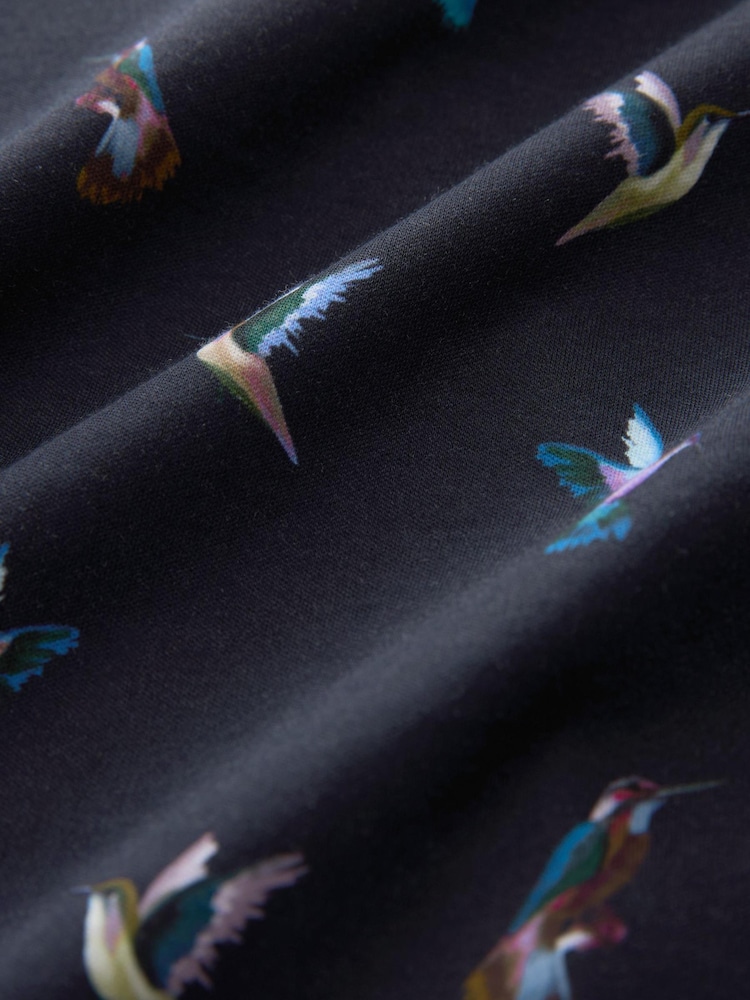 Navy Hummingbird Print T-Shirt - Image 7 of 7