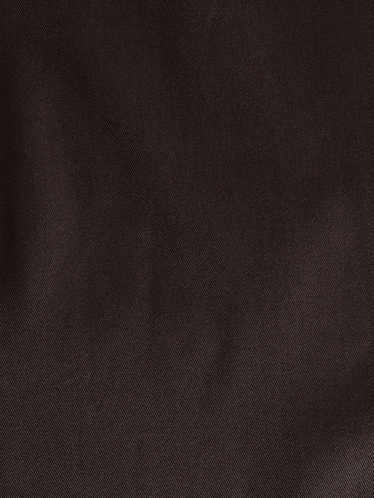 Brown EDIT Wide Leg 100% Cotton Trousers - Image 4 of 4