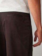 Brown EDIT Wide Leg 100% Cotton Trousers - Image 6 of 7