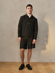 Brown EDIT Patterned Bermuda Shorts - Image 2 of 9
