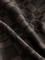 Brown EDIT Patterned Bermuda Shorts - Image 8 of 9